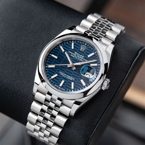 rolex datejust blue silver|rolex datejust blue dial 36mm.